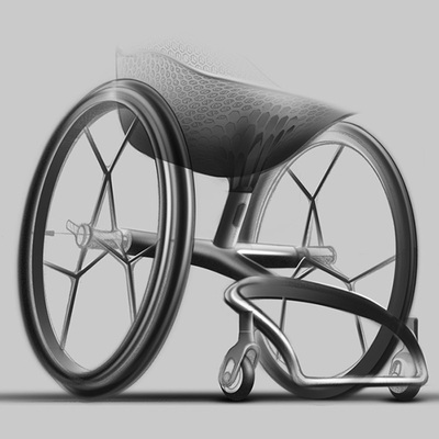 Layer工作室推出世界首款3D打印消费级轮椅